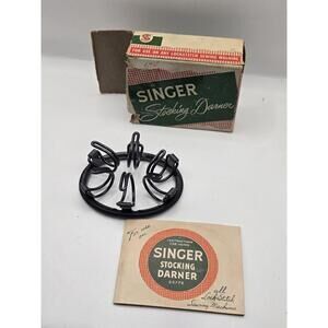 Vintage Singer Stocking Darner 35774 Box 35776  Instruction Manual Simanco USA